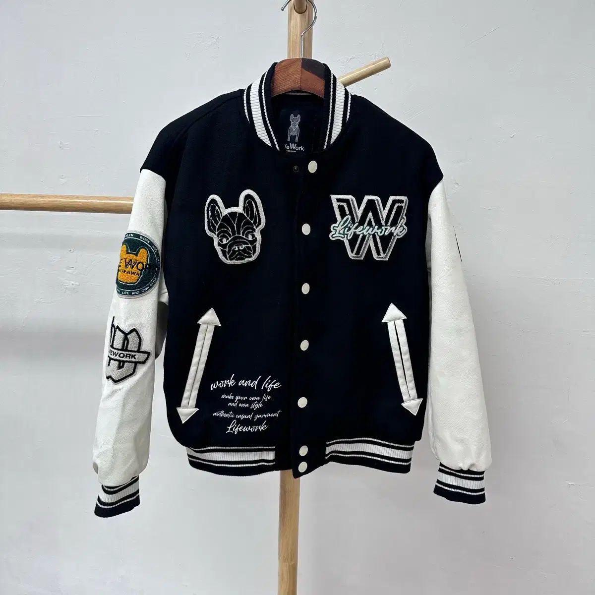 ライフワーク ヒップ An Ode スタジャン ブラック Sサイズ J 25