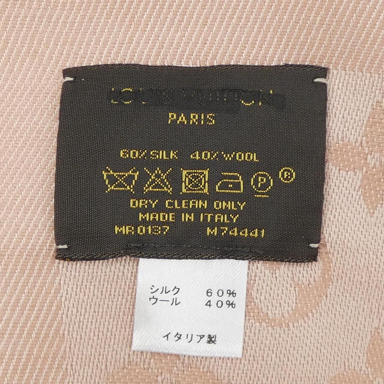  ルイヴィトン LOUIS VUITTON ショール モノグラム M 74441 マフラー 小物