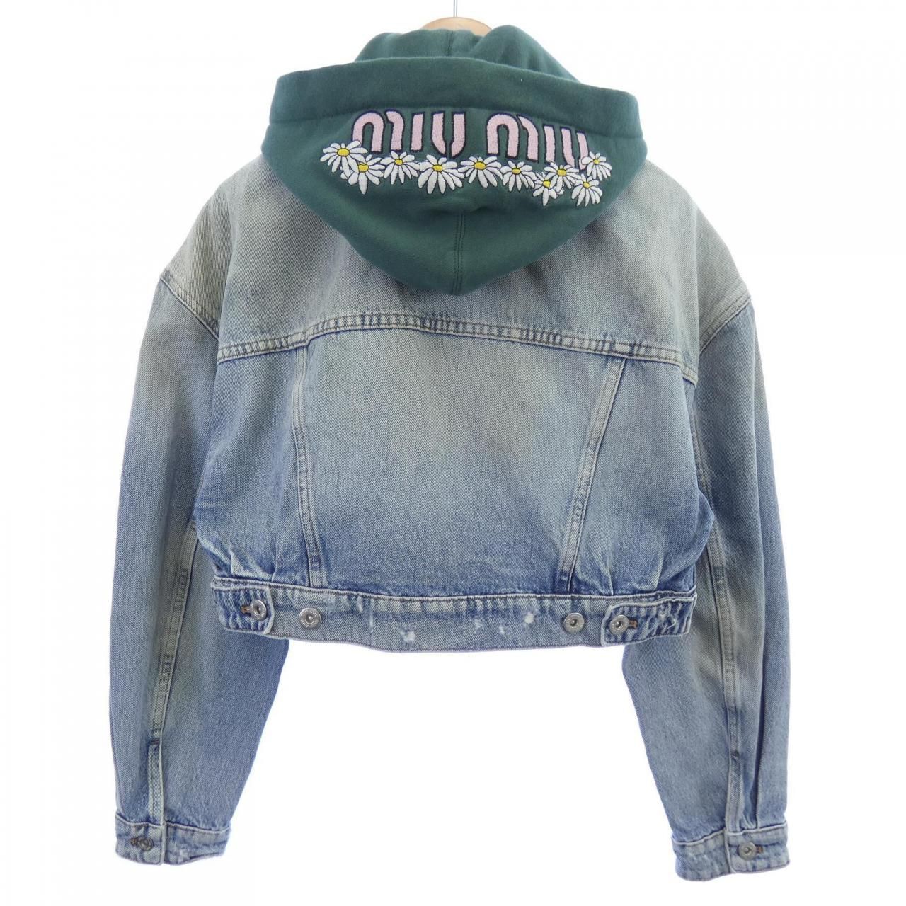 ミュウミュウ MIU GWB 063 1 VZS デニムジャケット