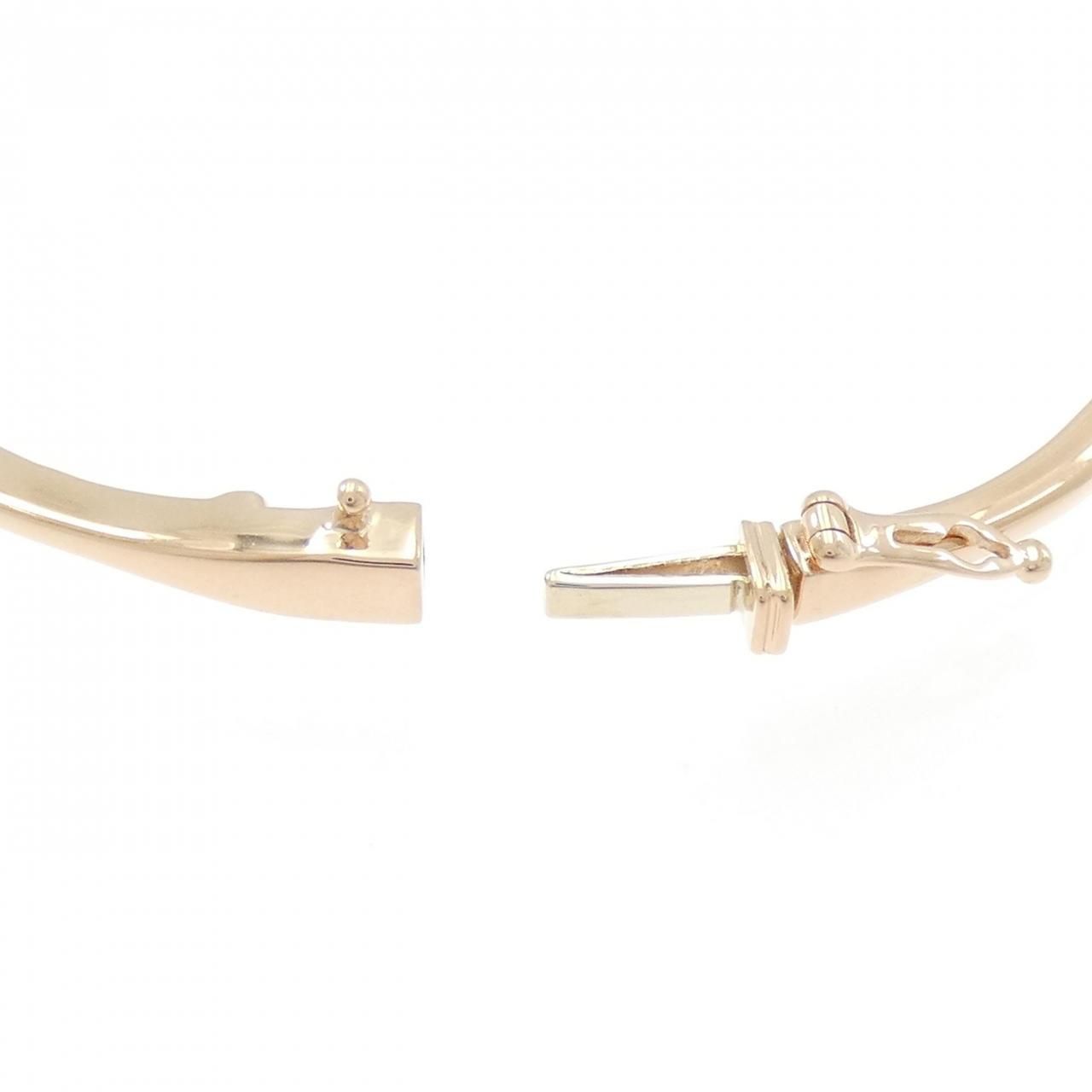  K 18 PG ダイヤモンド バングル 0.50 CT ブレスレット アクセサリー