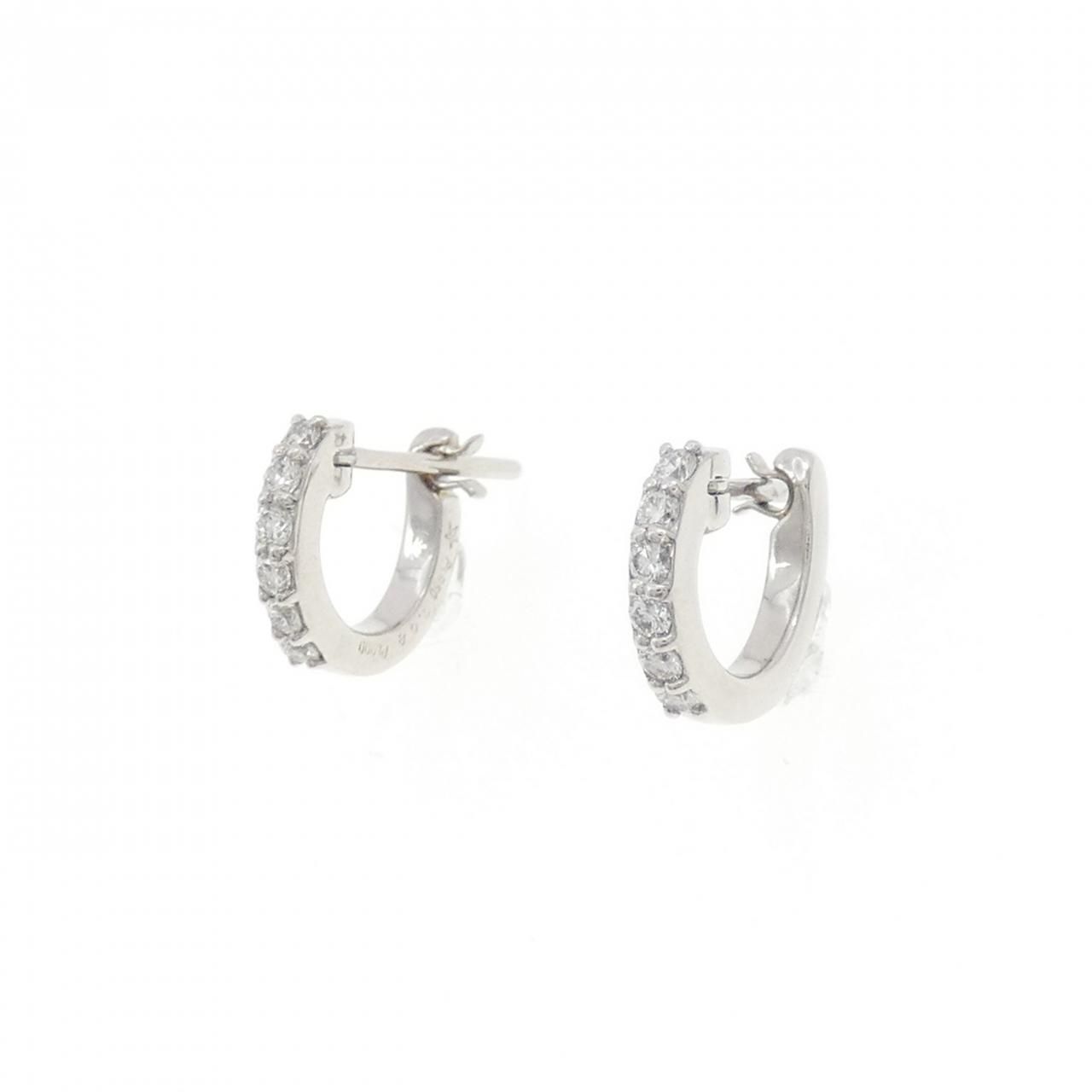 ギンザ タナカ ダイヤモンド ピアス 0.16 CT