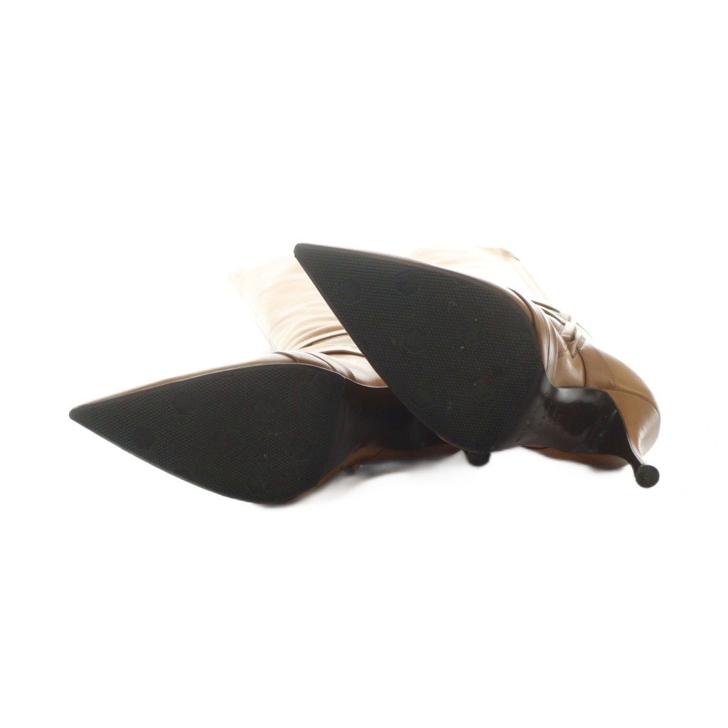 セルジオロッシ Sergio rossi ロングブーツ レザー ポインテッドトゥ