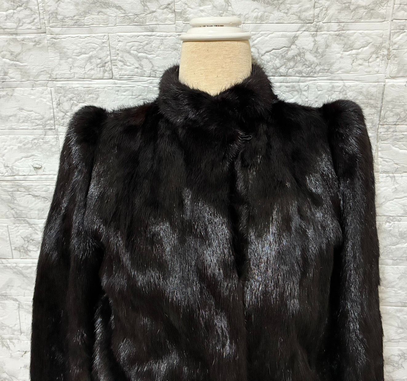 美品 銀サガ】SAGA mink サガミンク ファージャケット シルバーラベル