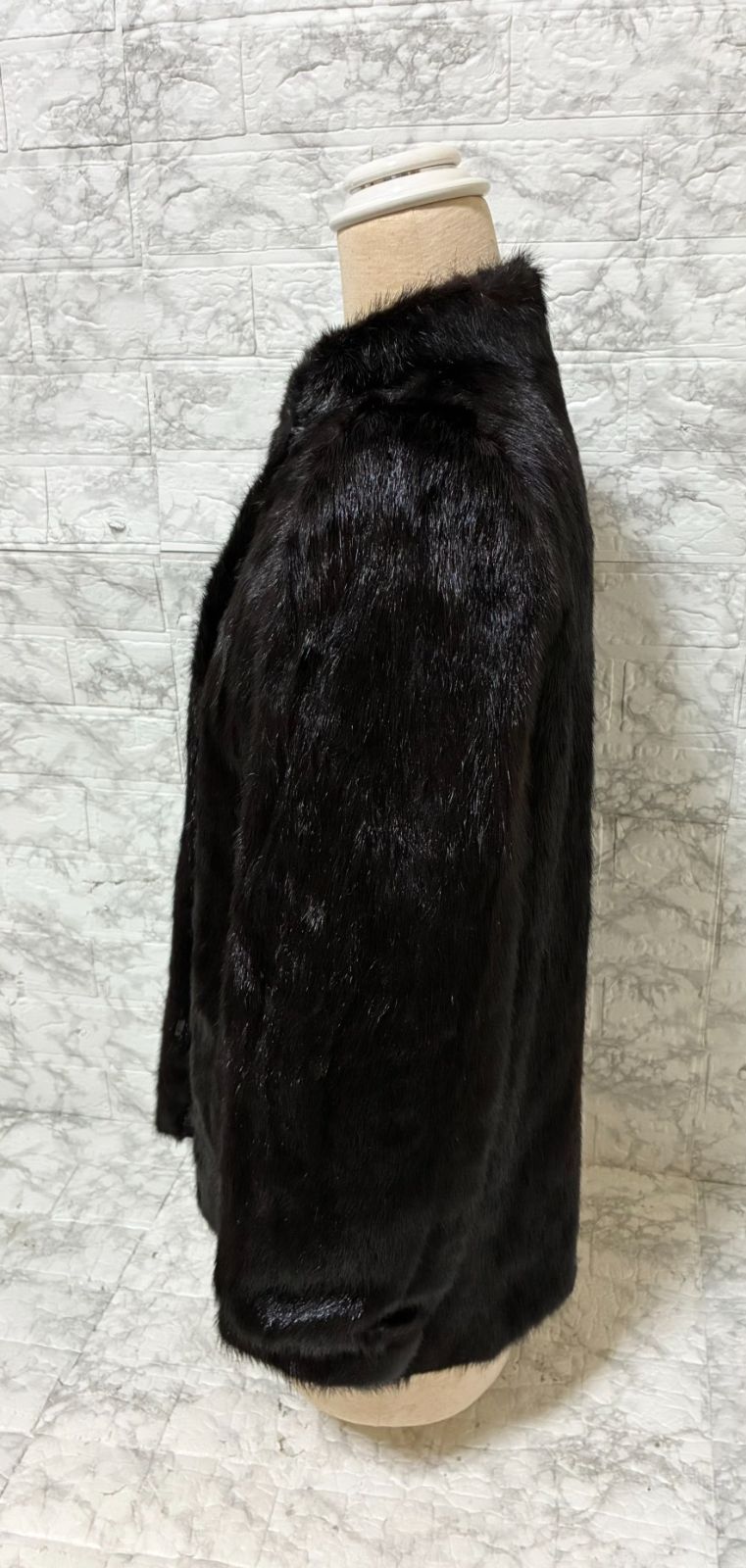 美品 銀サガ】SAGA mink サガミンク ファージャケット シルバーラベル