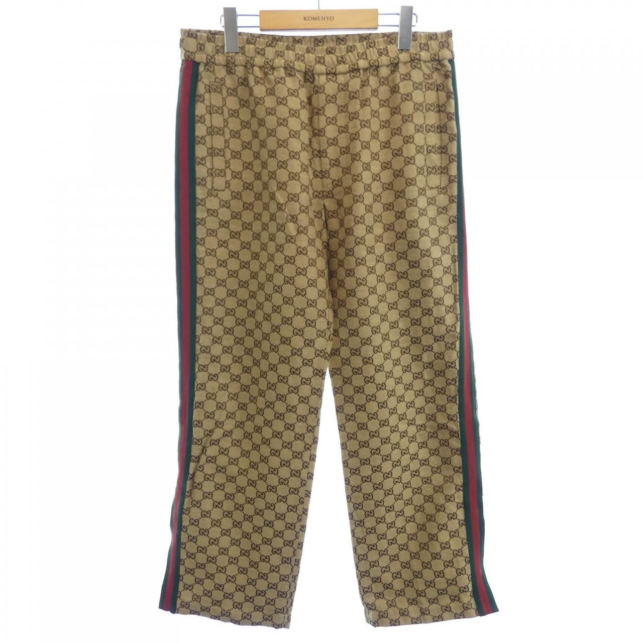 グッチ GUCCI GGリネンブレンドキャンバスジョギングパンツ 791596 ZAM 7 G パンツ