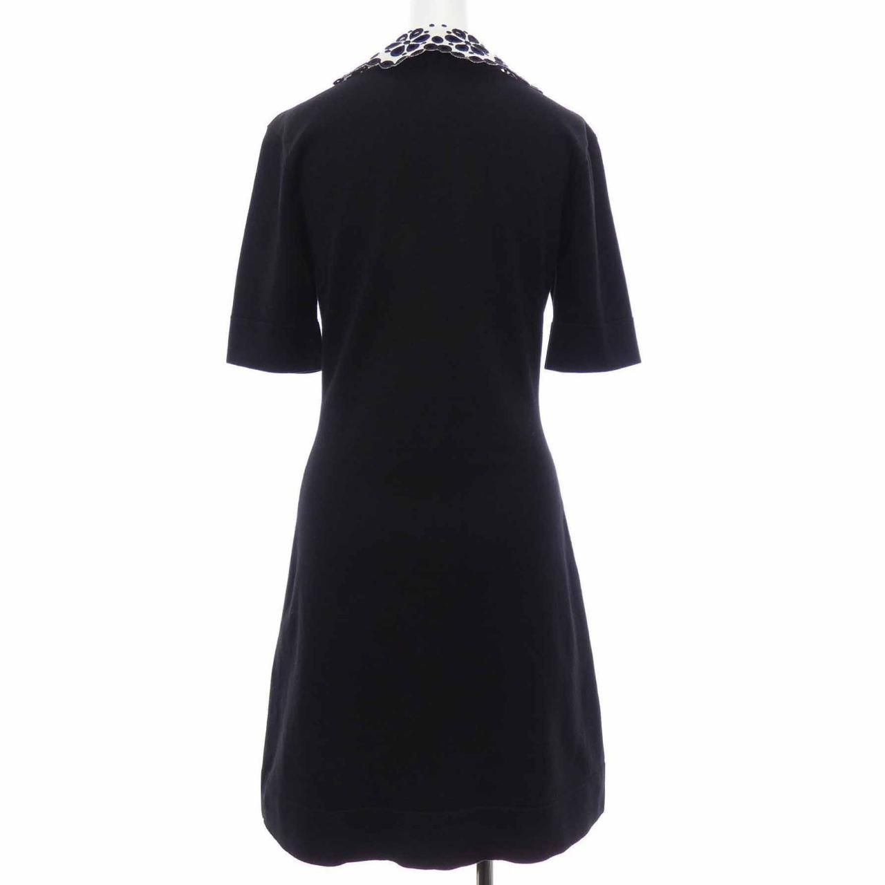 ルイヴィトン LOUIS VUITTON ブロイダリー ジップアップニットドレス ワンピース