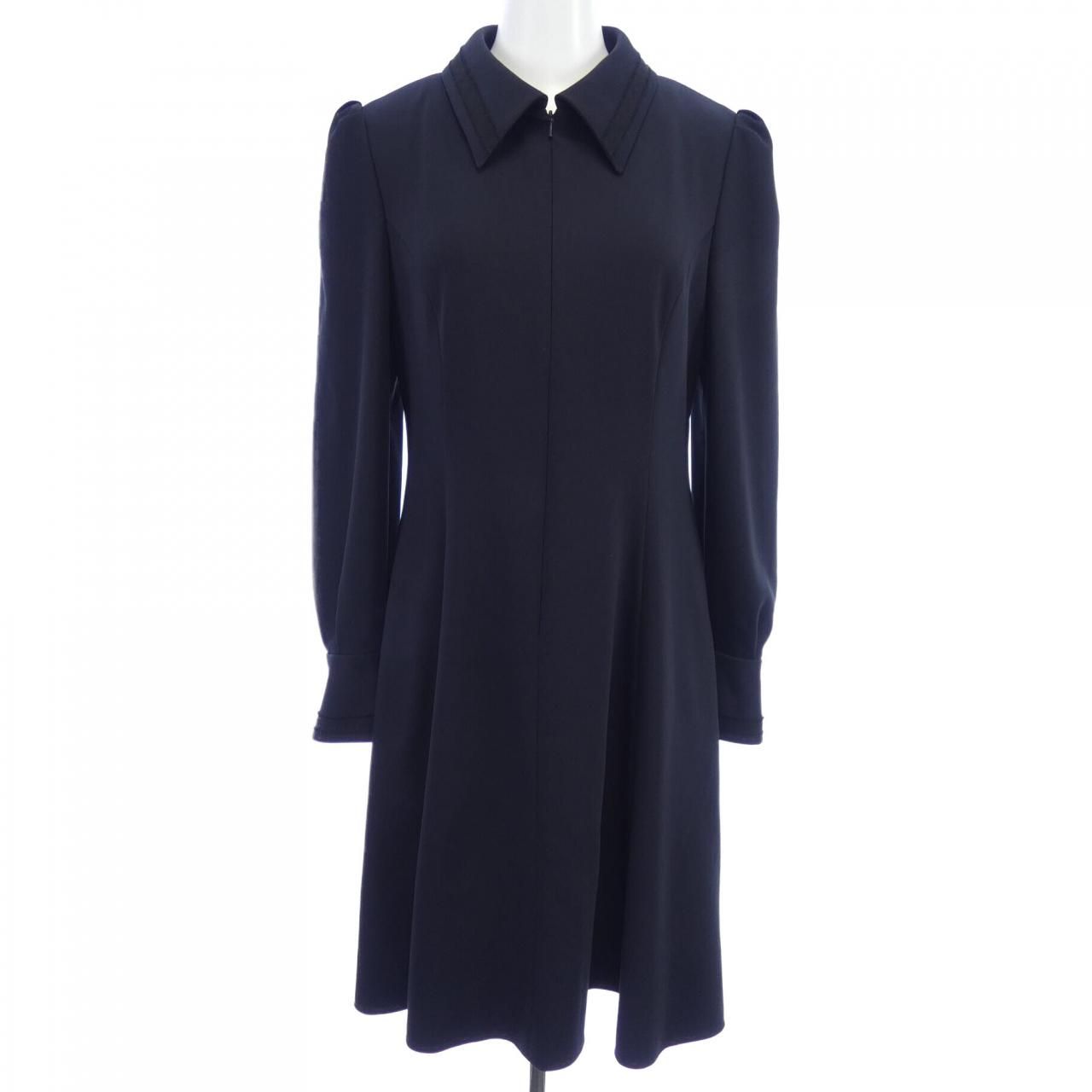 ☆フォクシーニューヨークワンピースダークネイビー系38☆ フォクシーニューヨークワンピース38 ジャケット40 ネイビー