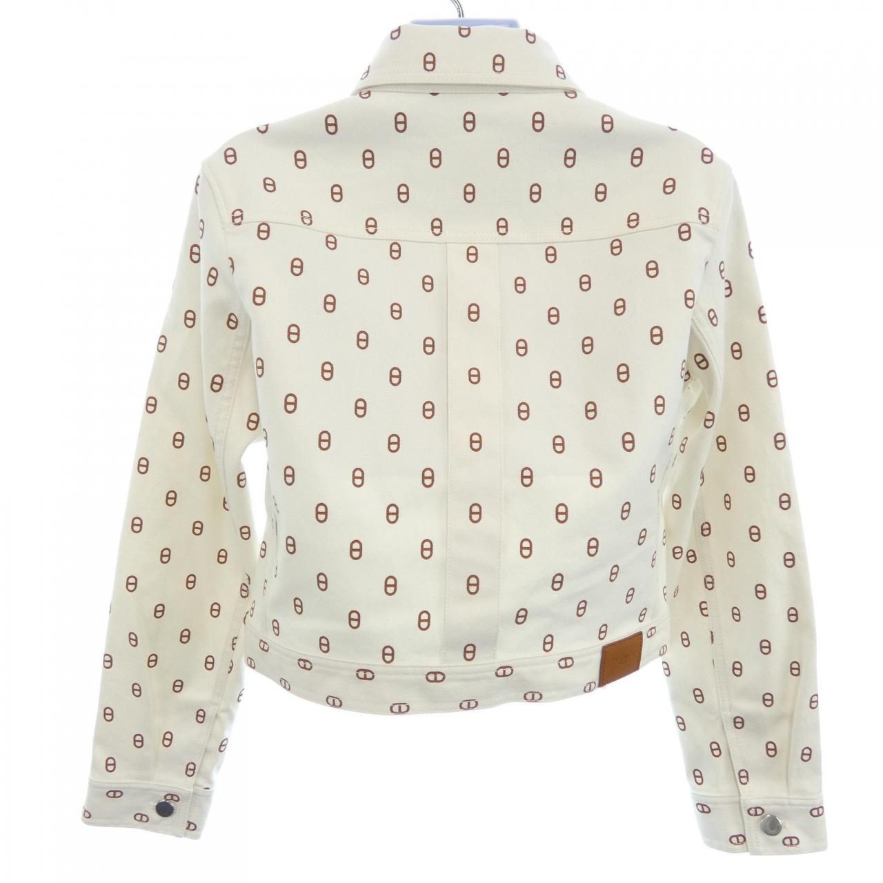 エルメス HERMES シェーヌ･ダンクル クルー･ド･セル ジャケット