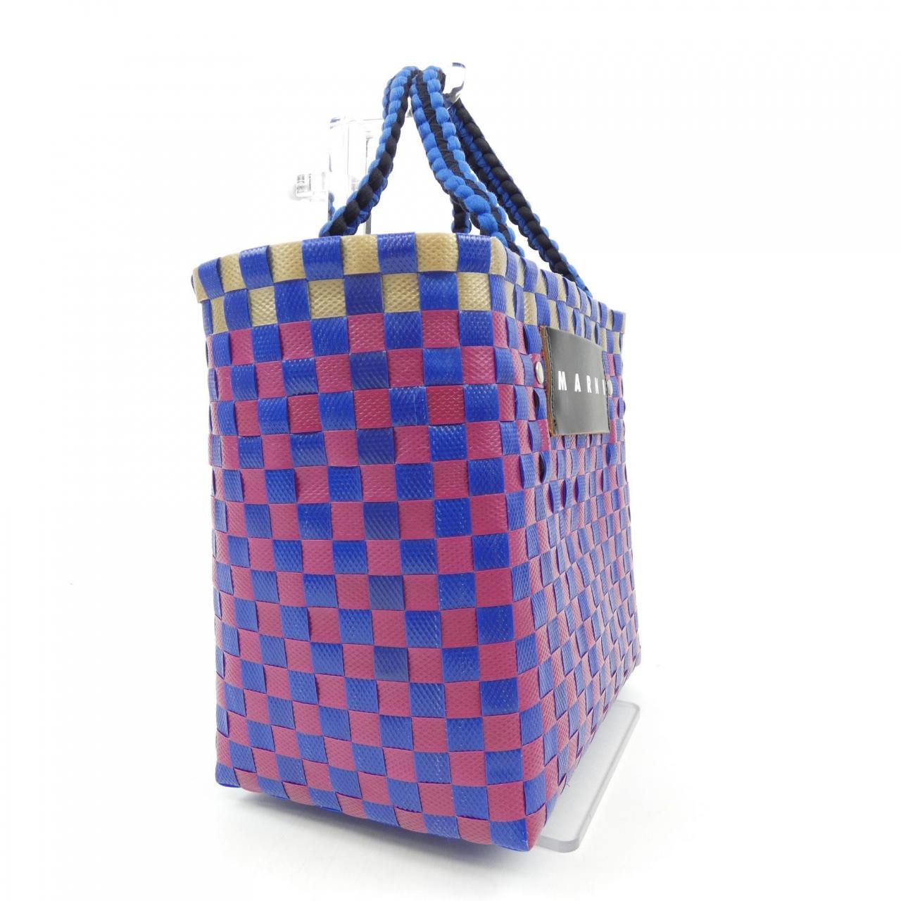 マルニ MARNI MARI MARKET JERSEY HANDLE BASKET BAG