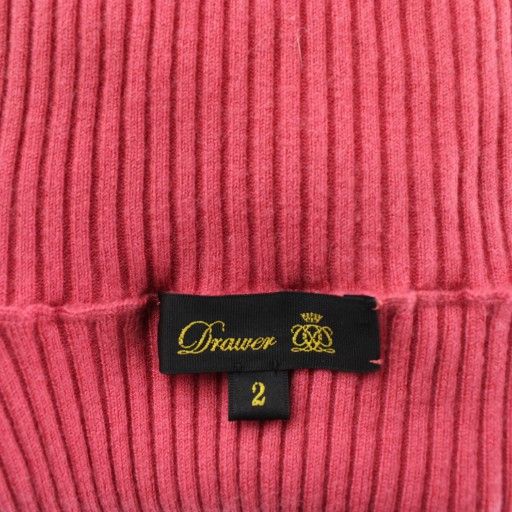 ドゥロワー Drawer 16Gリブタートルプルオーバーニット 長袖 カシミヤ