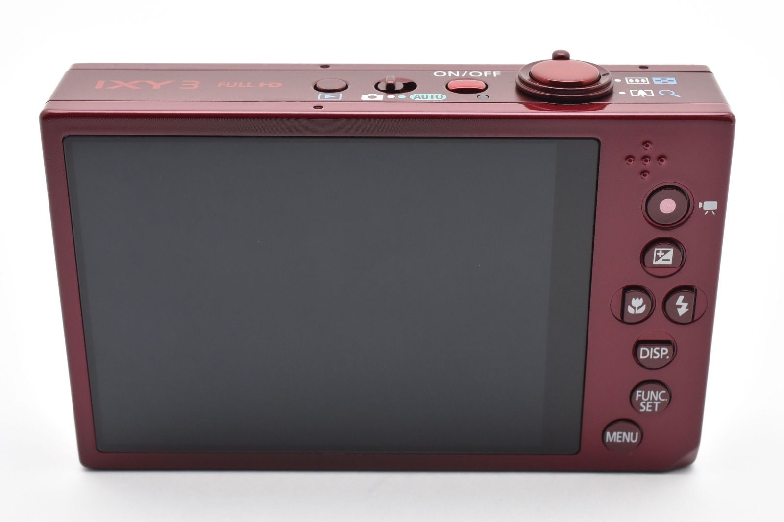 ☆美品☆ Canon キャノン IXY3 レッド PC1736 コンパクトデジタル