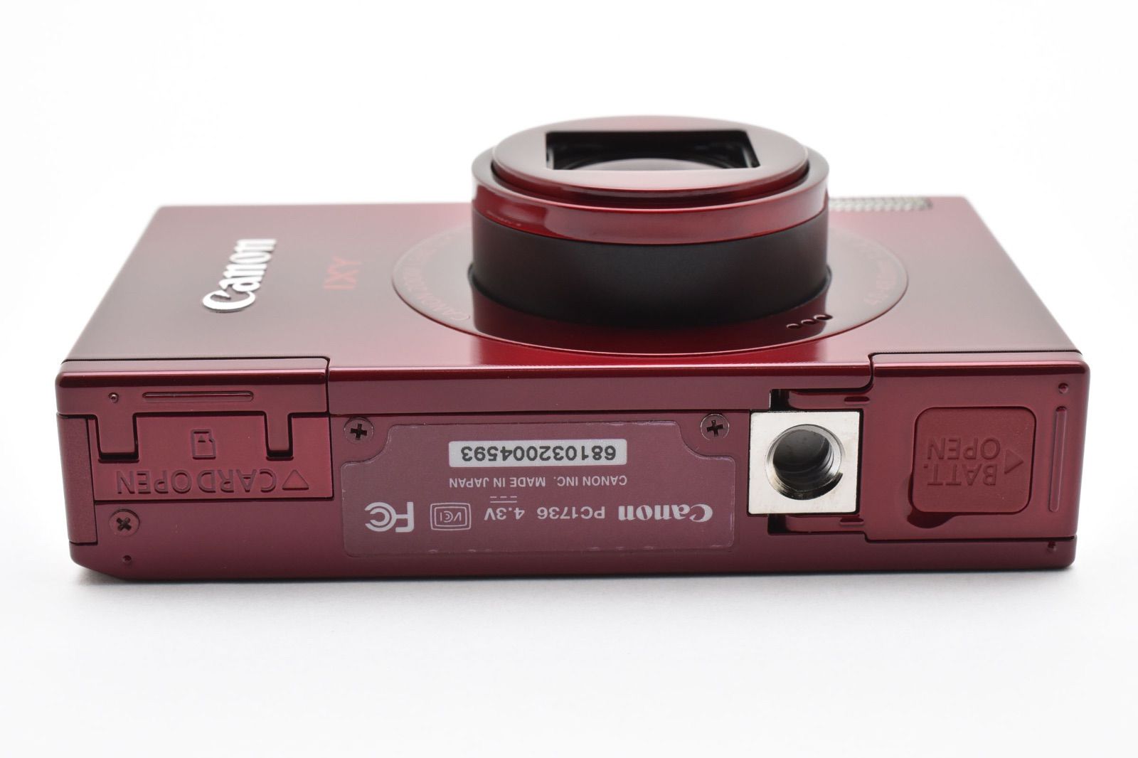 ☆美品☆ Canon キャノン IXY3 レッド PC1736 コンパクトデジタル
