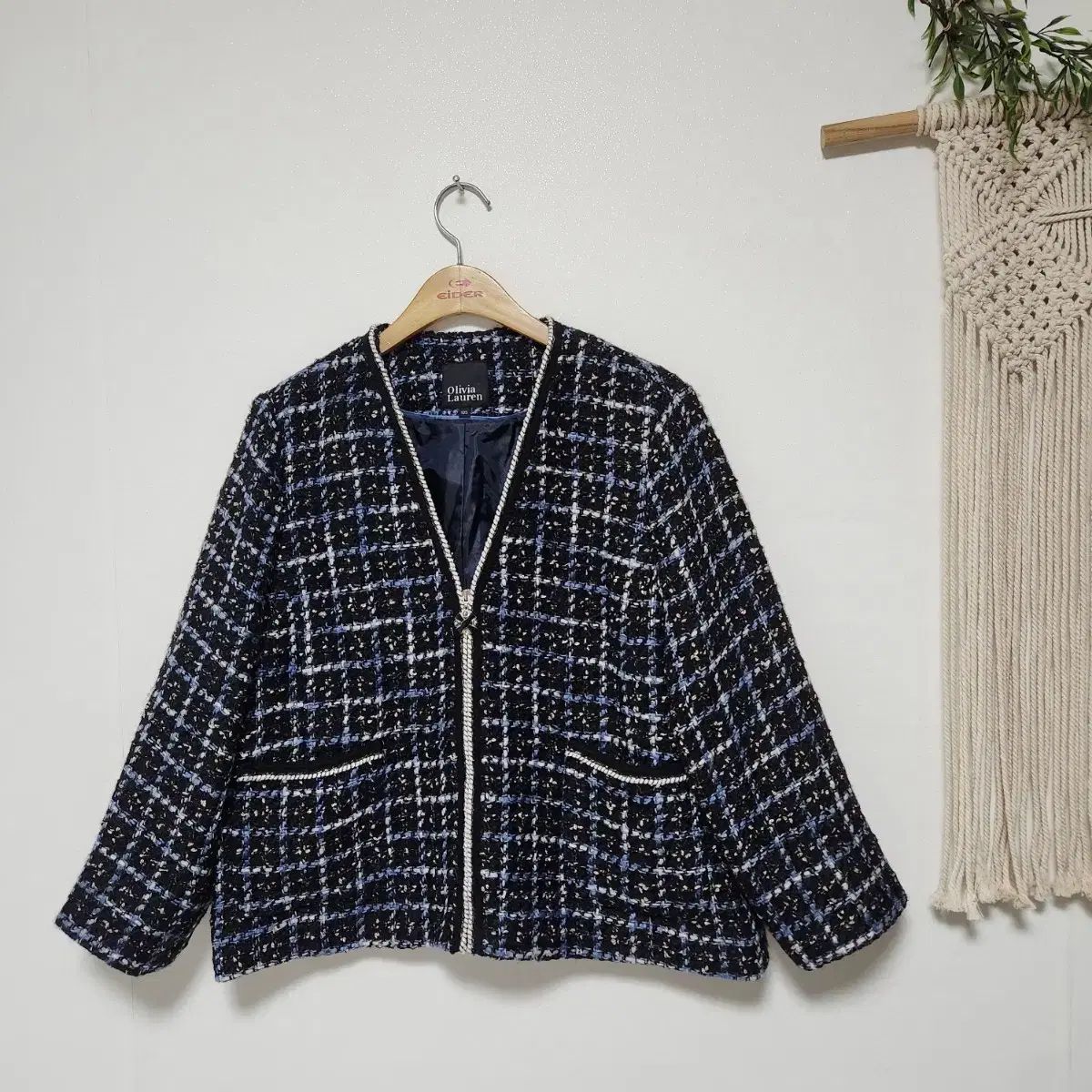 オリビアローレン ツイード チェック ジャケット