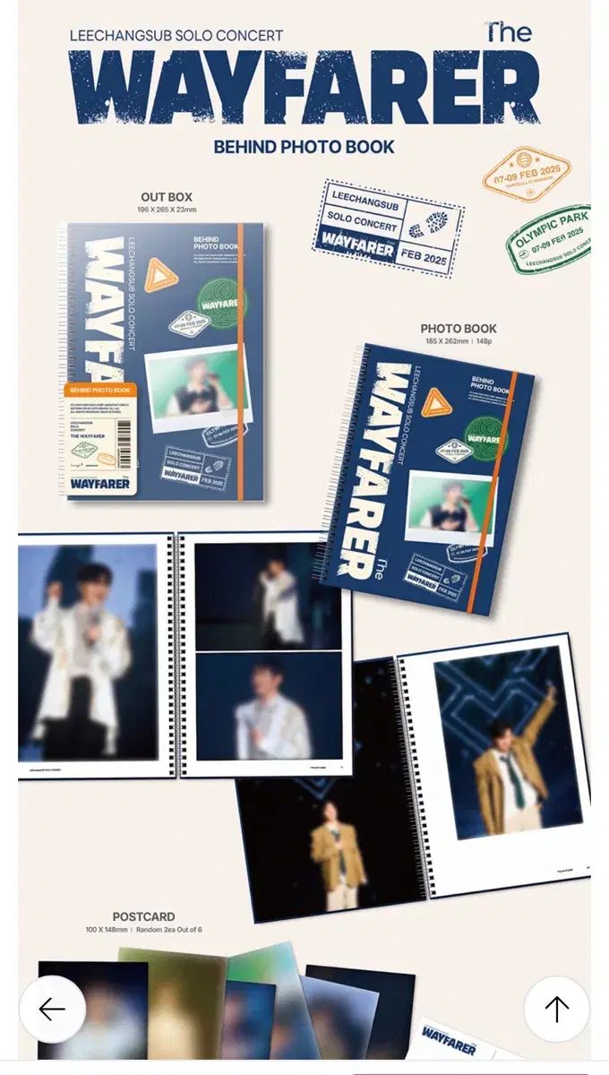 イ チャンソプ CHANGSUB The Wayfarer コンサート BEHIND フォトブック