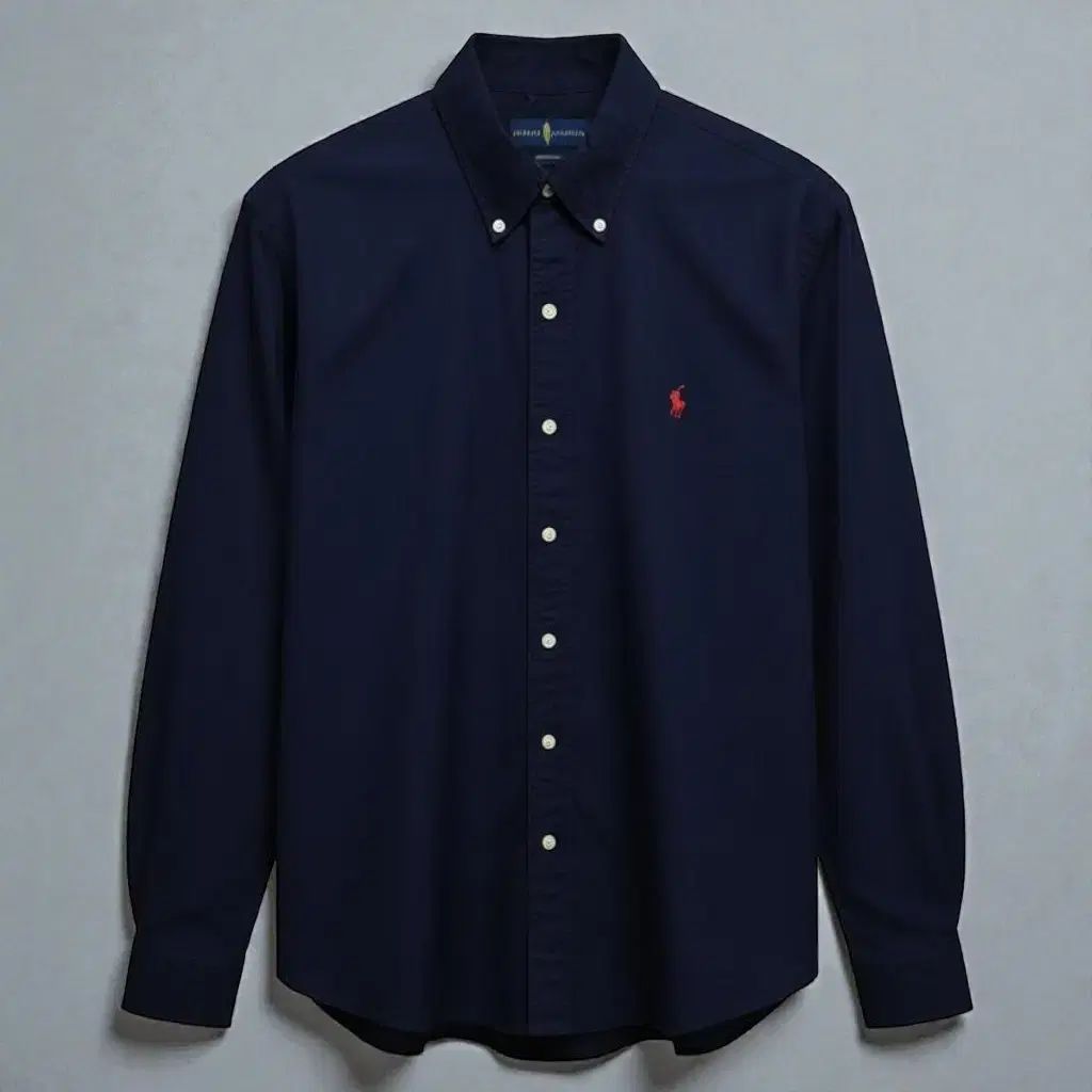 100 POLO ポロ ラルフローレン クラシックフィット ボタンダウン シャツ ネイビー