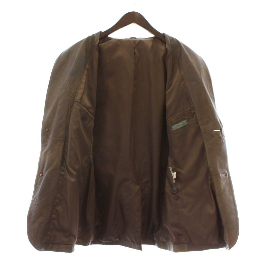 Wind Armor ウィンドアーマー ブラウンレザー 中古・古着通販】Wind Armor (ウィンドアーマー) レザージャケット