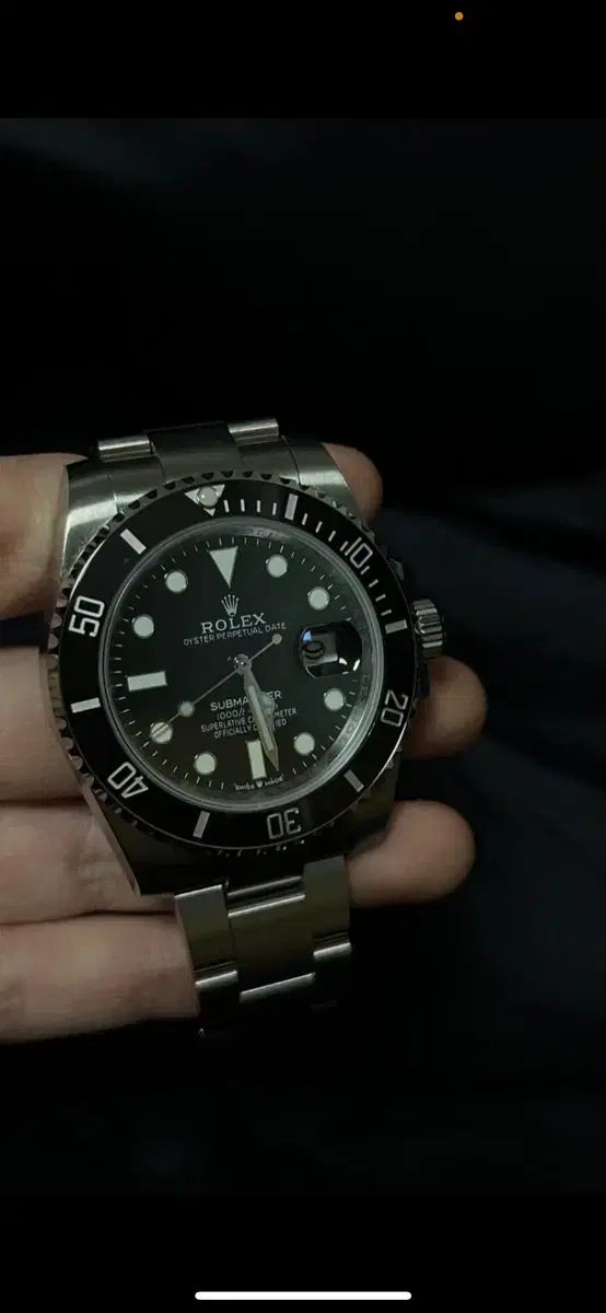 ROLEX サブマリーナー ブラック スチール 時計