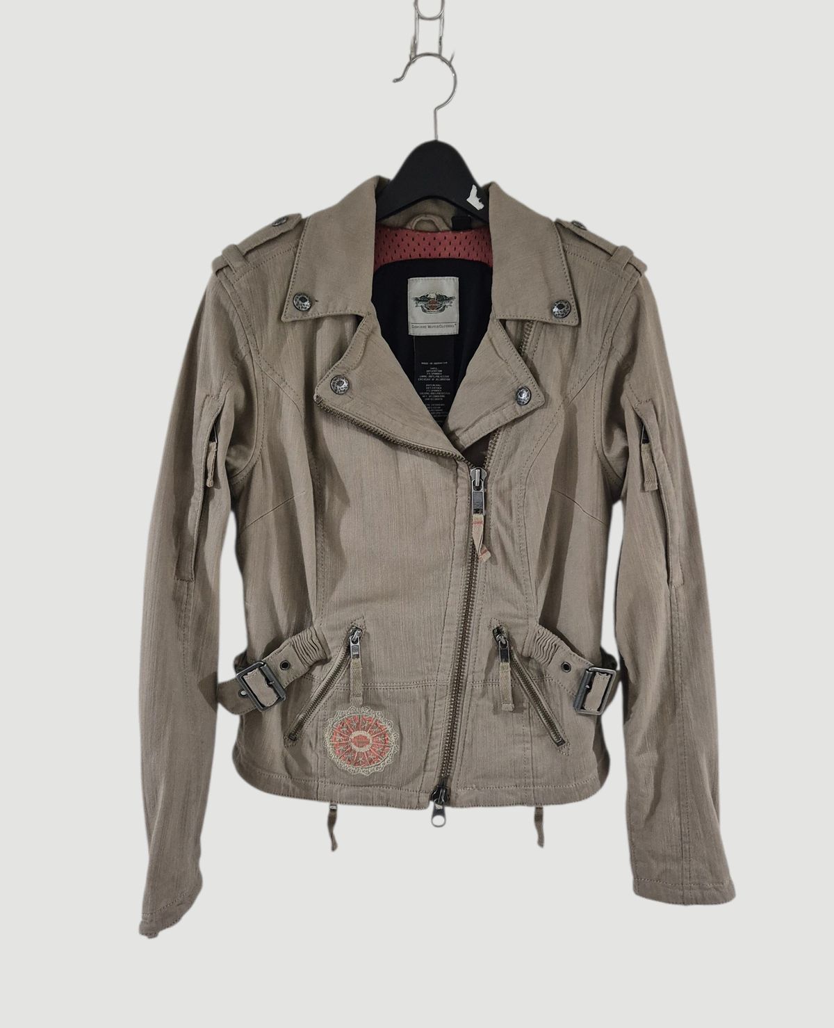 XS ハーレーダビッドソン レディース ライディング バイカー ジャケット