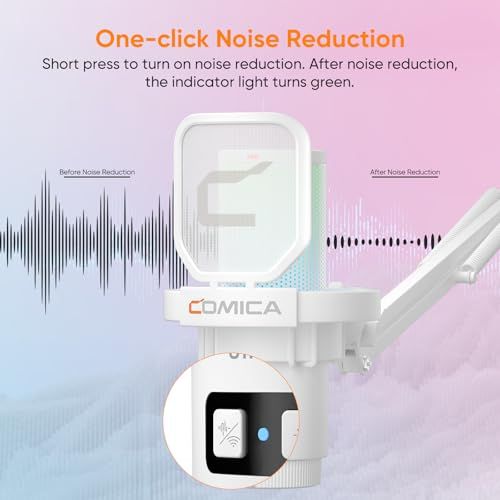 新品】【COMICA 革新登場】ワイヤレスUSBコンデンサーマイク 購入