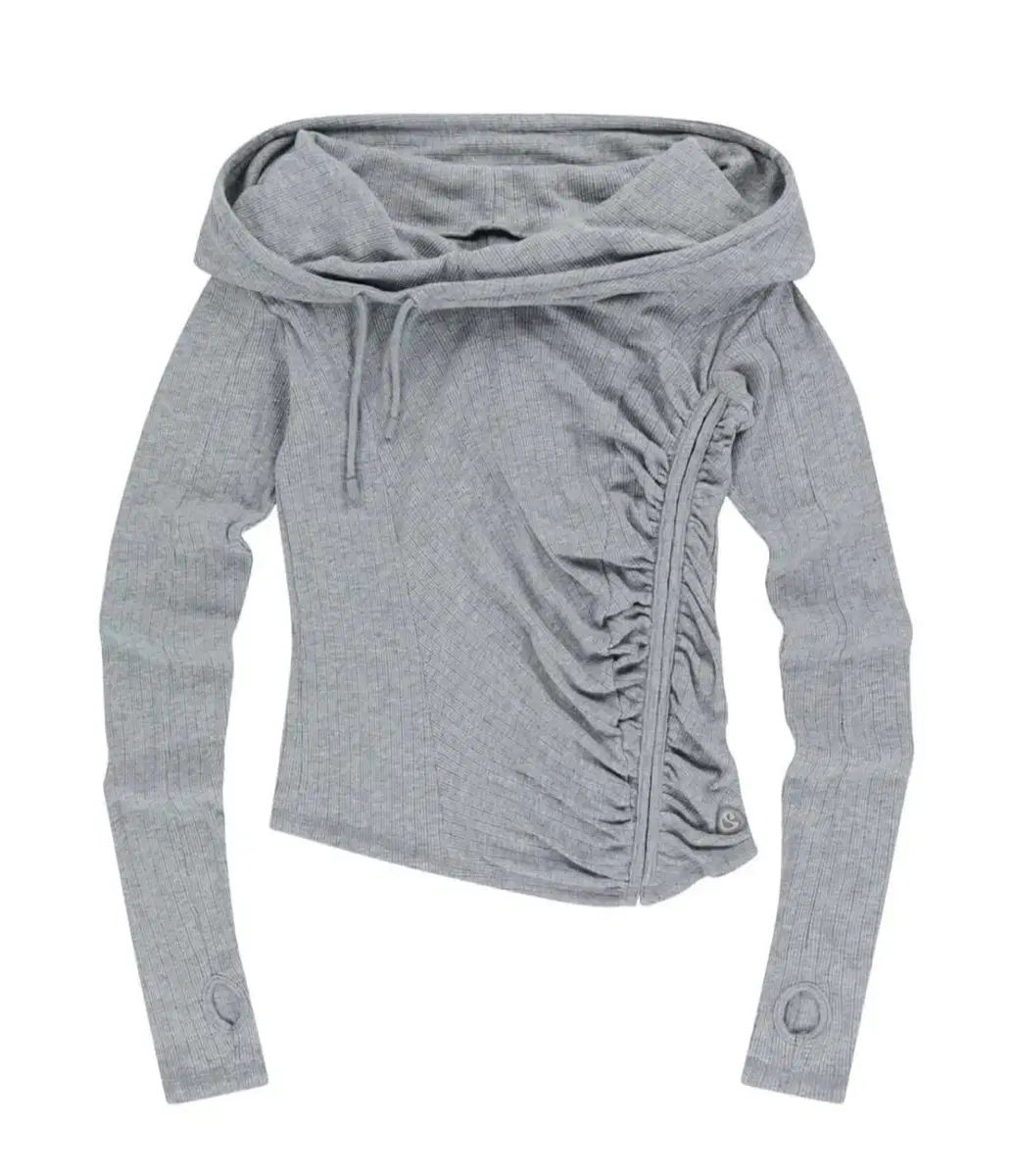 ISSEY MIYAKE イッセイミヤケ 셔링 フック 후디 メランジュグレー