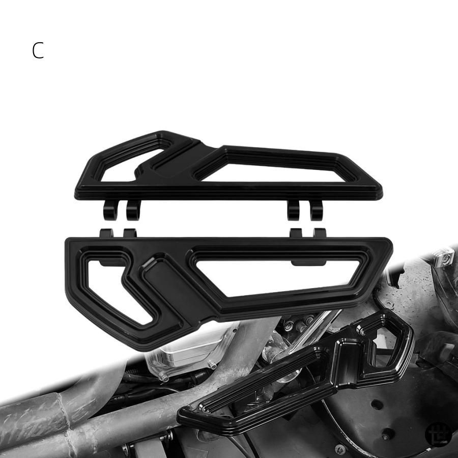 運転席側フロアボード バイク用フロントフットレスト フットペグ