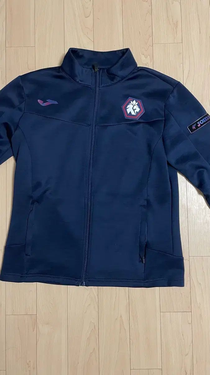 충북청주FC選手用支給用トレーナーハーフジップ出品