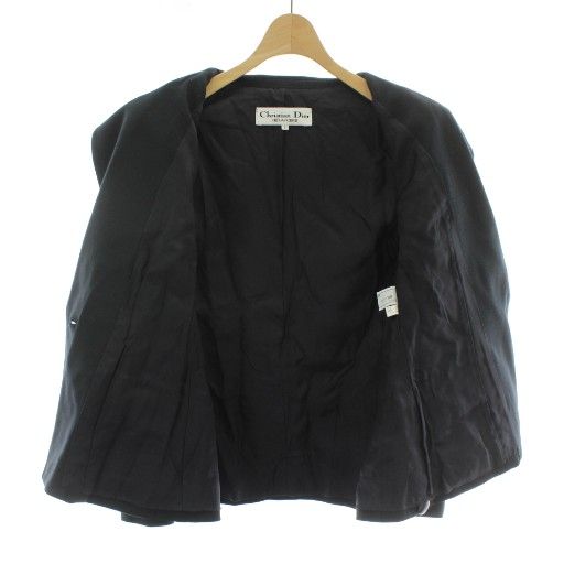 クリスチャンディオール プレタポルテ テーラードジャケット ビッグボタン 黒色 クリスチャンディオール プレタポルテ テーラードジャケット ビッグ