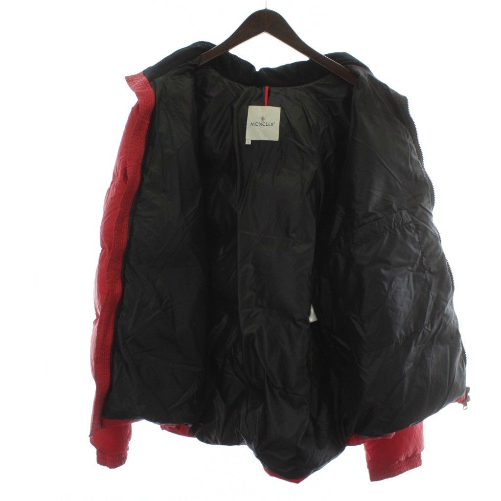国内正規品　モンクレール　ダウンジャケット バジーレ　赤　2 モンクレール MONCLER バジーレ BAZILLE ダウンジャケット L 赤 レッド