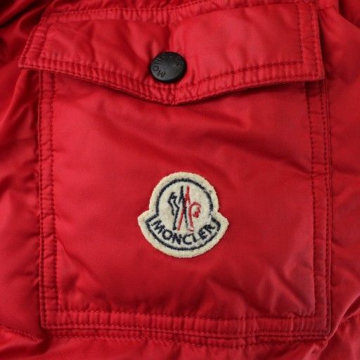 国内正規品　モンクレール　ダウンジャケット バジーレ　赤　2 MONCLER（モンクレール） 茶タグ BAZILLE バジーレ ダウンジャケット