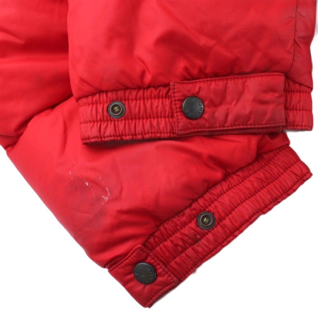モンクレール MONCLER バジーレ BAZILLE ダウンジャケット L 赤 レッド