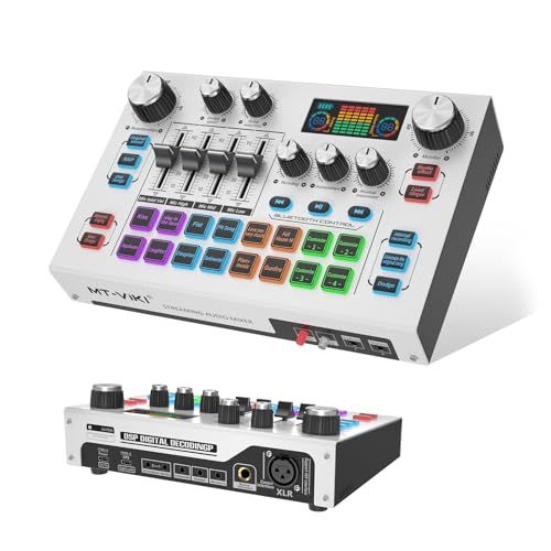 ゲーミングオーディオミキサー2 25 LCDスクリーンPC用 携帯ライブストリーミング録音ポッドキャスト Youtube ゲームライブサウンドカード