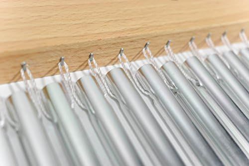 ツリーチャイム 25音 36音 ウィンドチャイム バーチャイム メッキ加工スタンド付き スティック付き シルバー