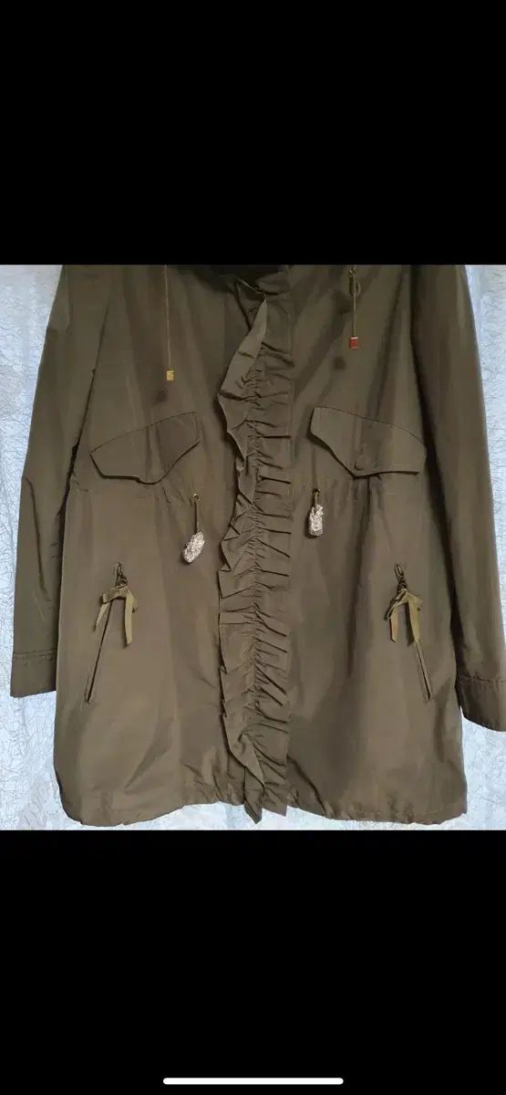 RENEEVON レニボン カーキ WHO フード ロング マウンテンパーカー アウター