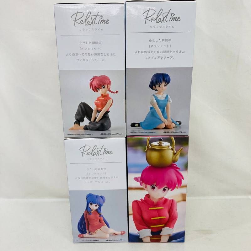 らんま1/2 プライズ　フィギュア 12個セット　まとめ売り 未開封 らんま1/2 プライズ フィギュア 4個 まとめ セット / Relax