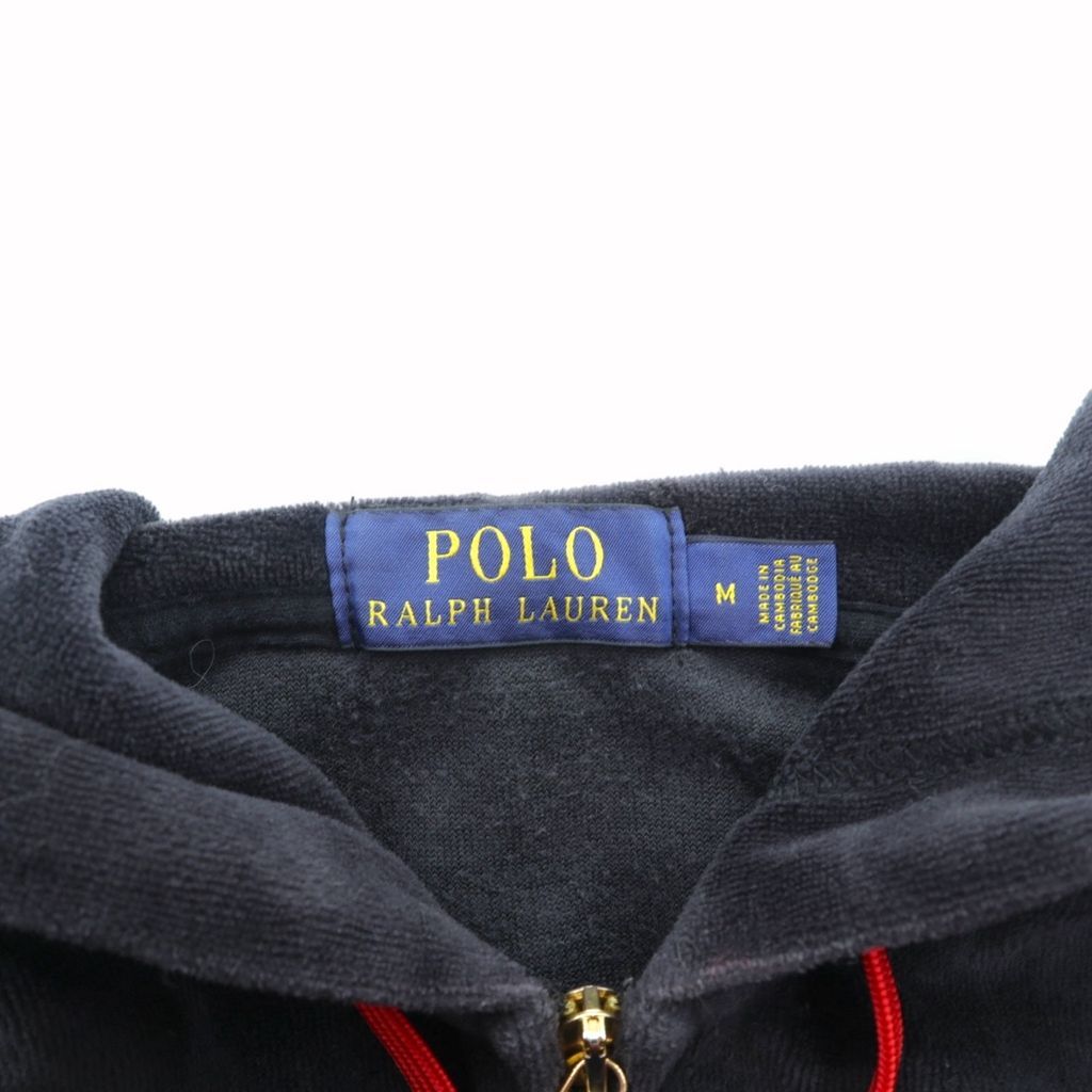 Polo Ralph Lauren コレクション ベロア ジップアップパーカー