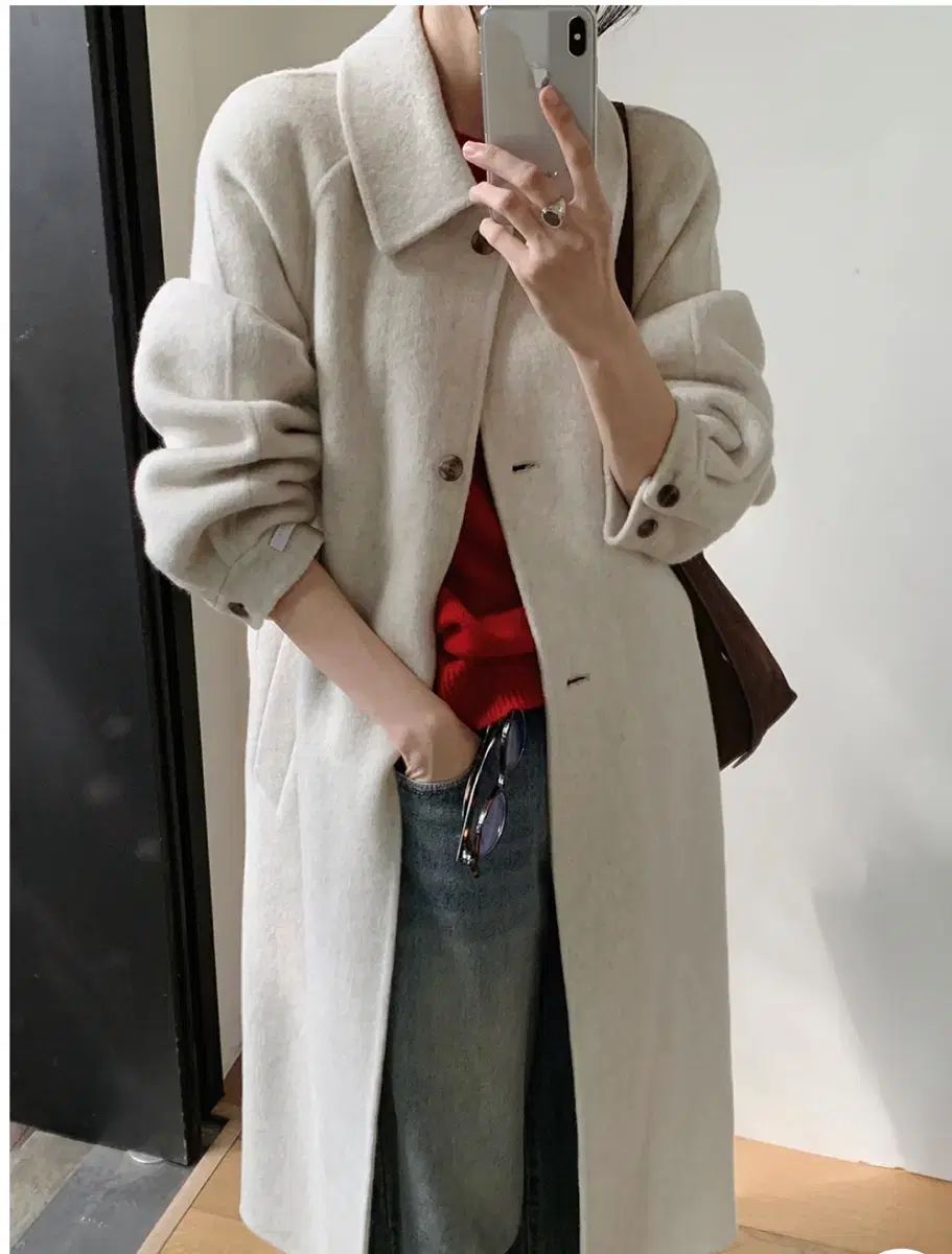 SLOWAND ニュ—セイント ハンドメイド シングルコート ソルト オ—トミール