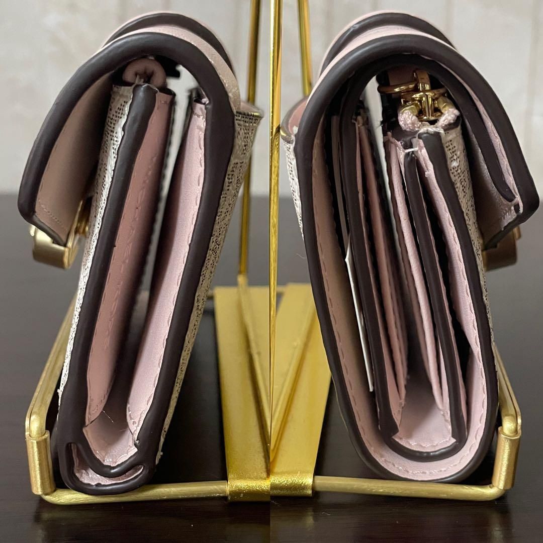  MICHAEL KORS 三つ折り財布 シグネチャー柄 三つ折り財布 折り財布