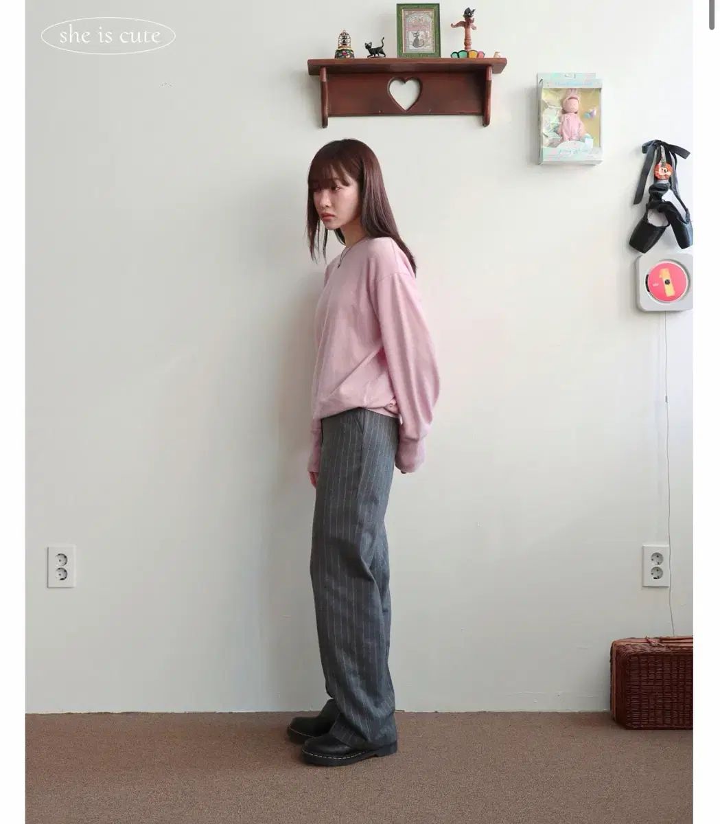 Sheiscute 毎日 スラックス グレー