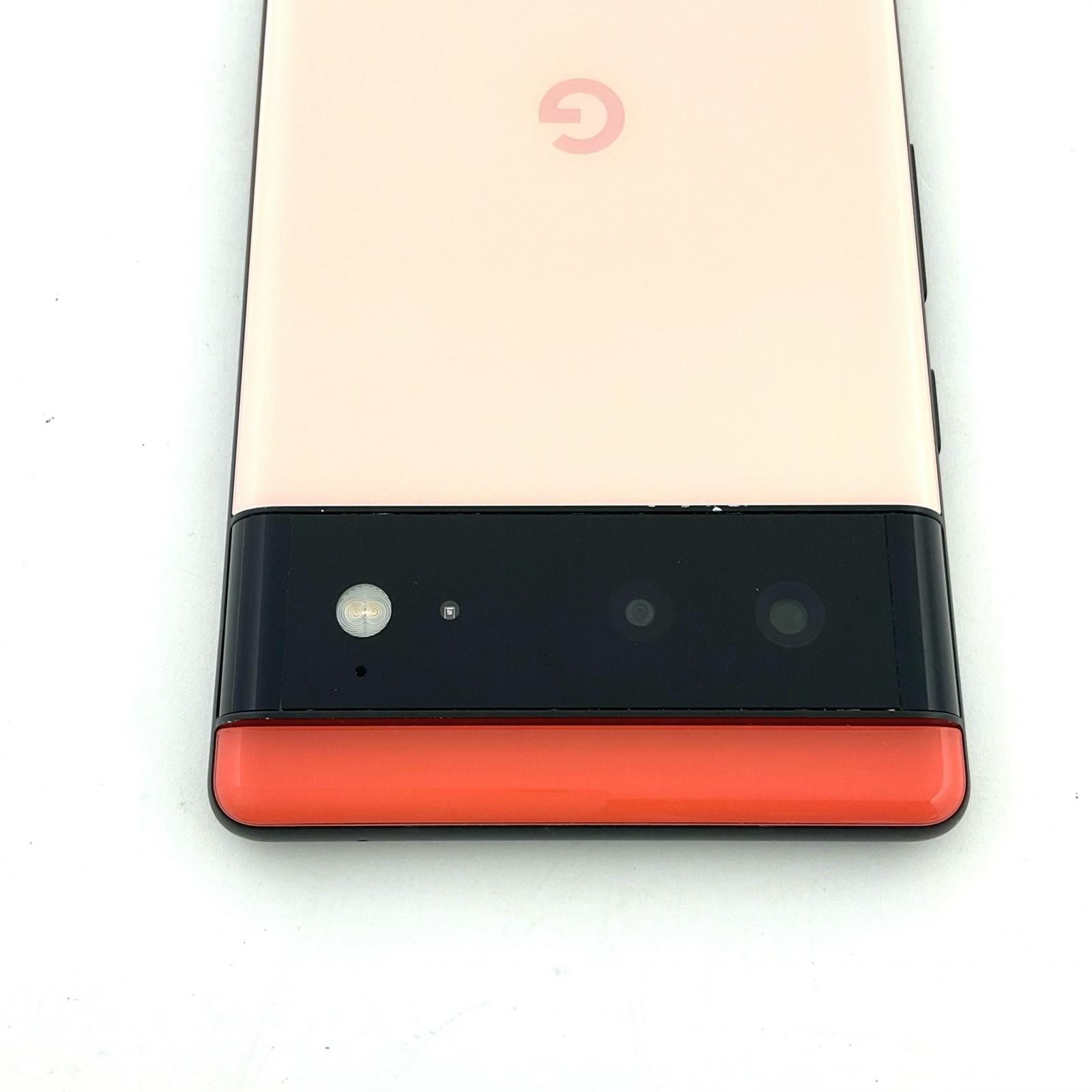 Google Pixel 6 128GB カインダコーラル au 白ロム 動作確認済【全額