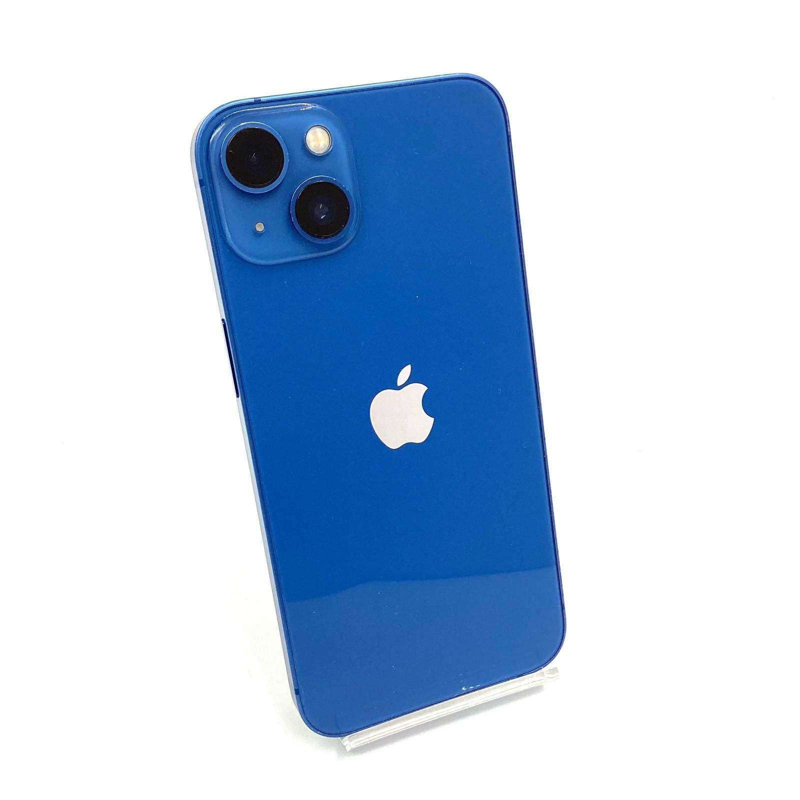 iPhone 13 128GB ブルー au SIMフリー 白ロム 動作確認済 75%【全額