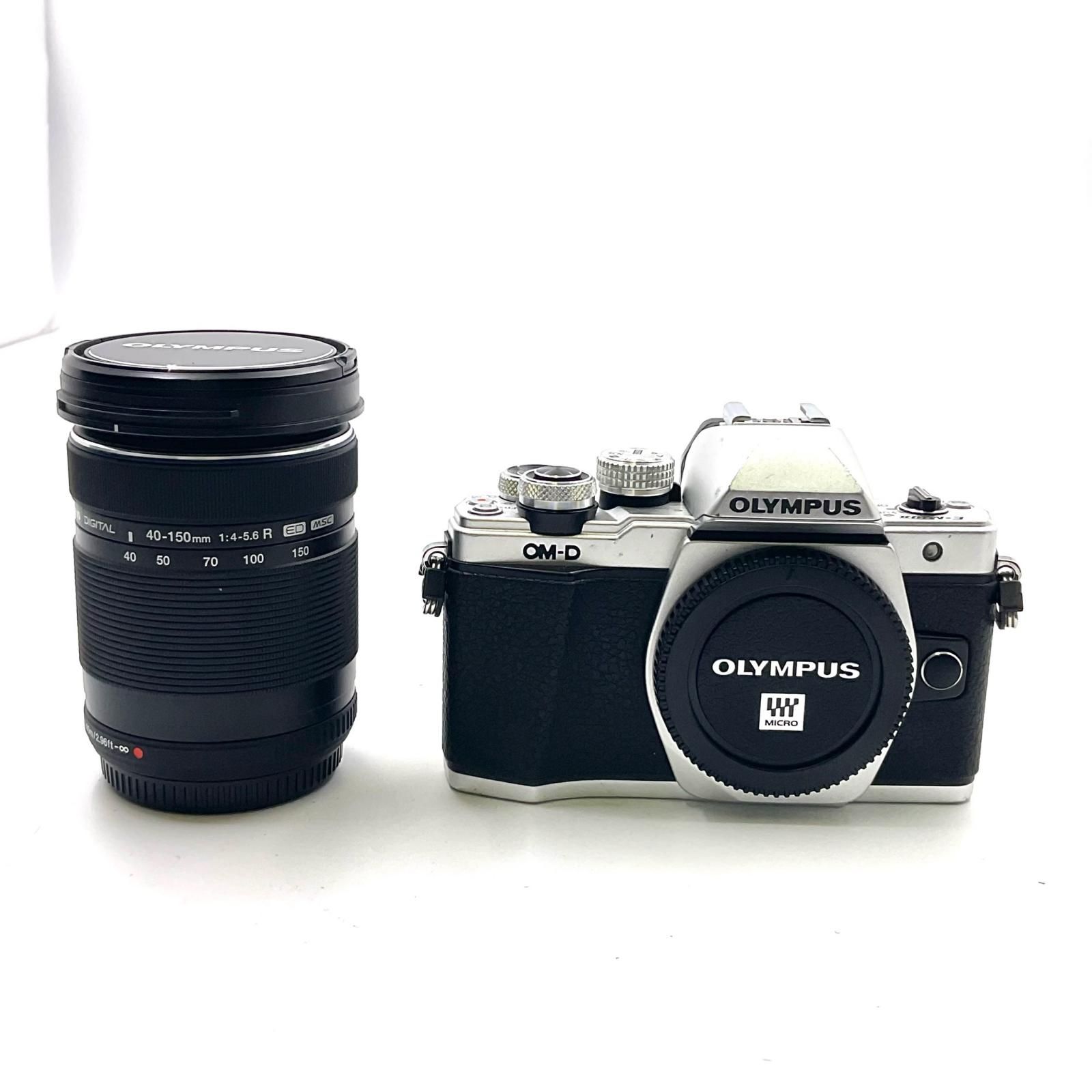 OLYMPUS デジタル一眼 OM D E M 10 Mark II EZダブルズームキット シルバー