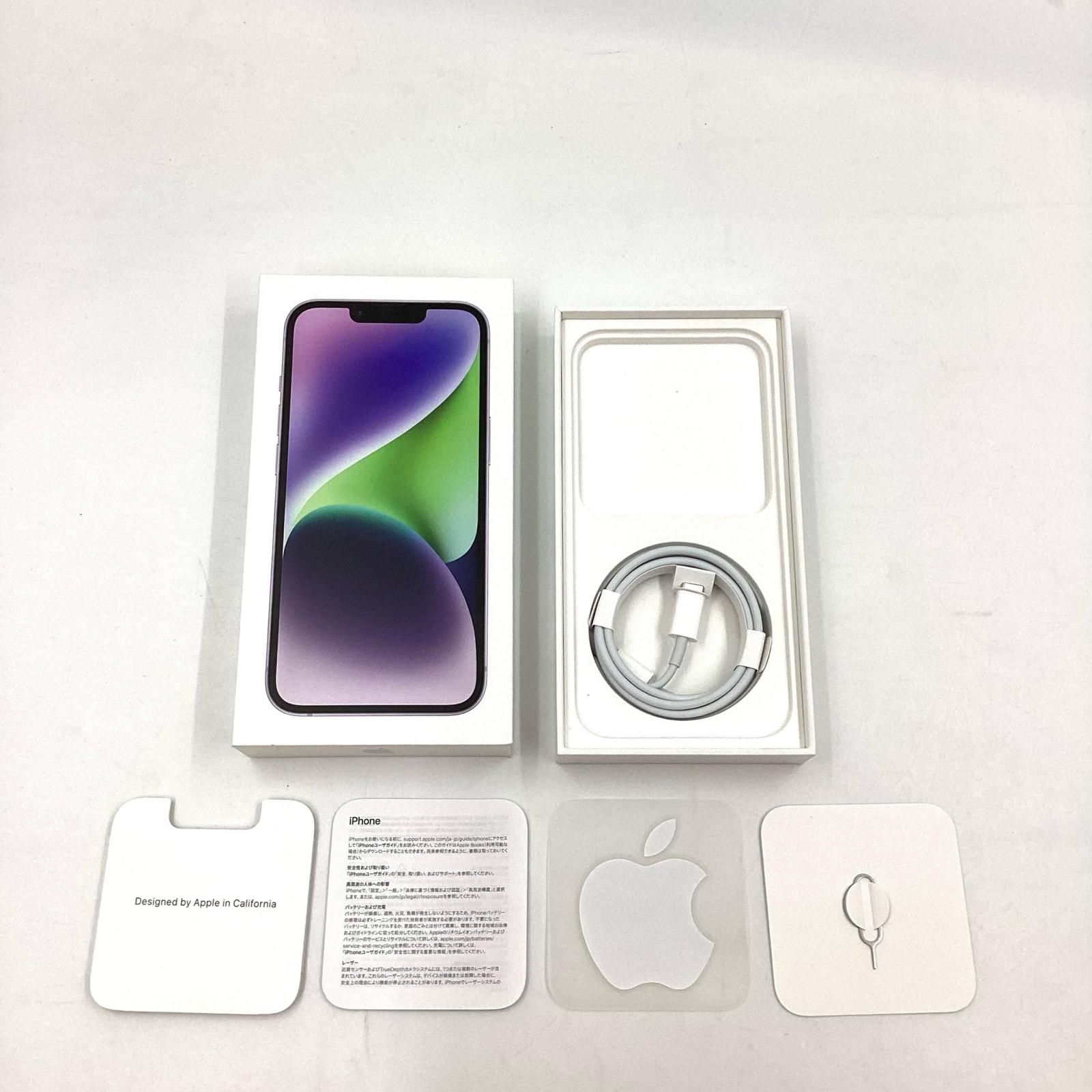  iPhone 14 128 GB パープル docomo SIMフリー 86 スマートフォン本体 スマートフォン 携帯電話