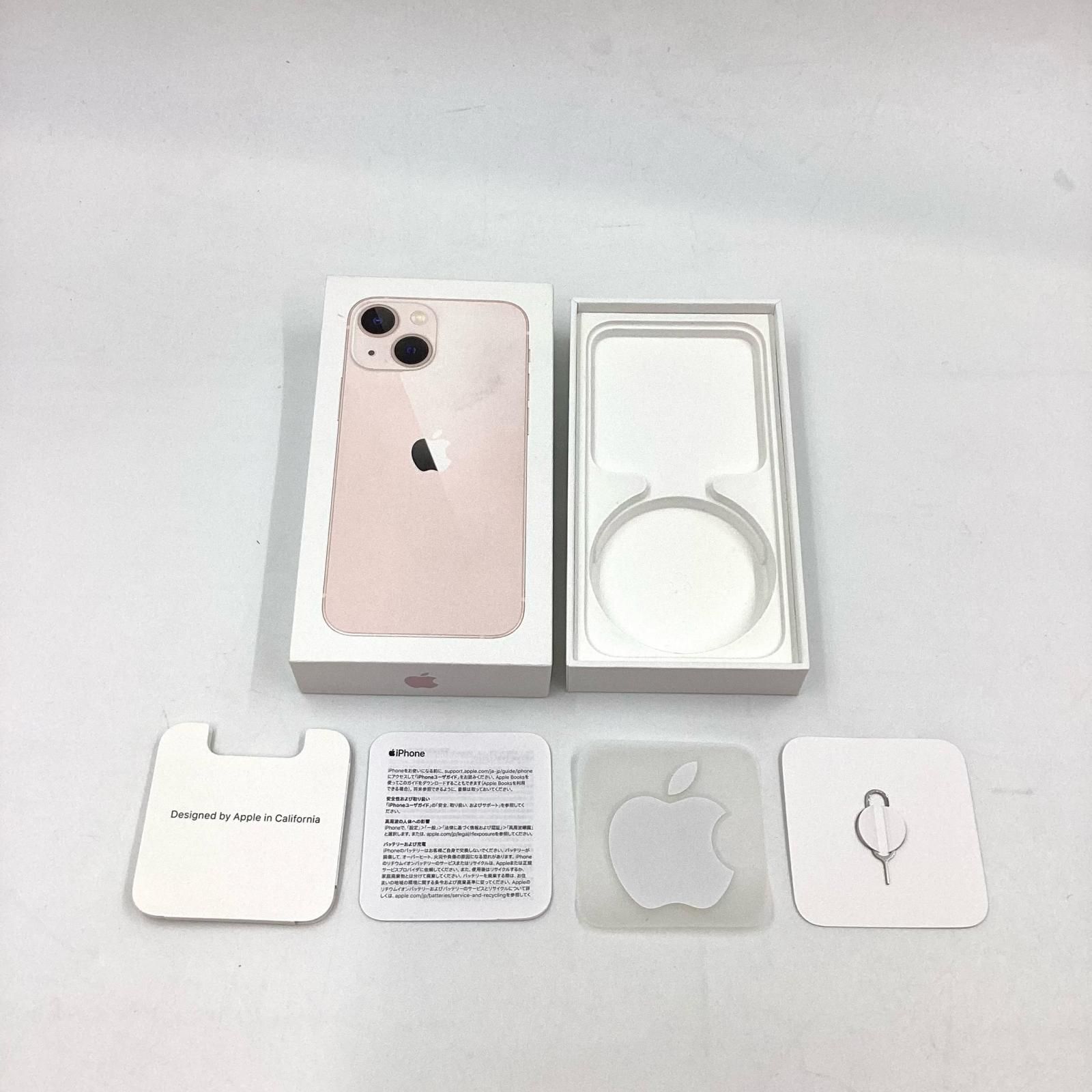  iPhone 13 mini 128 GB ピンク Softbank SIMフリー 白ロム 71 スマートフォン本体 スマートフォン 携帯電話