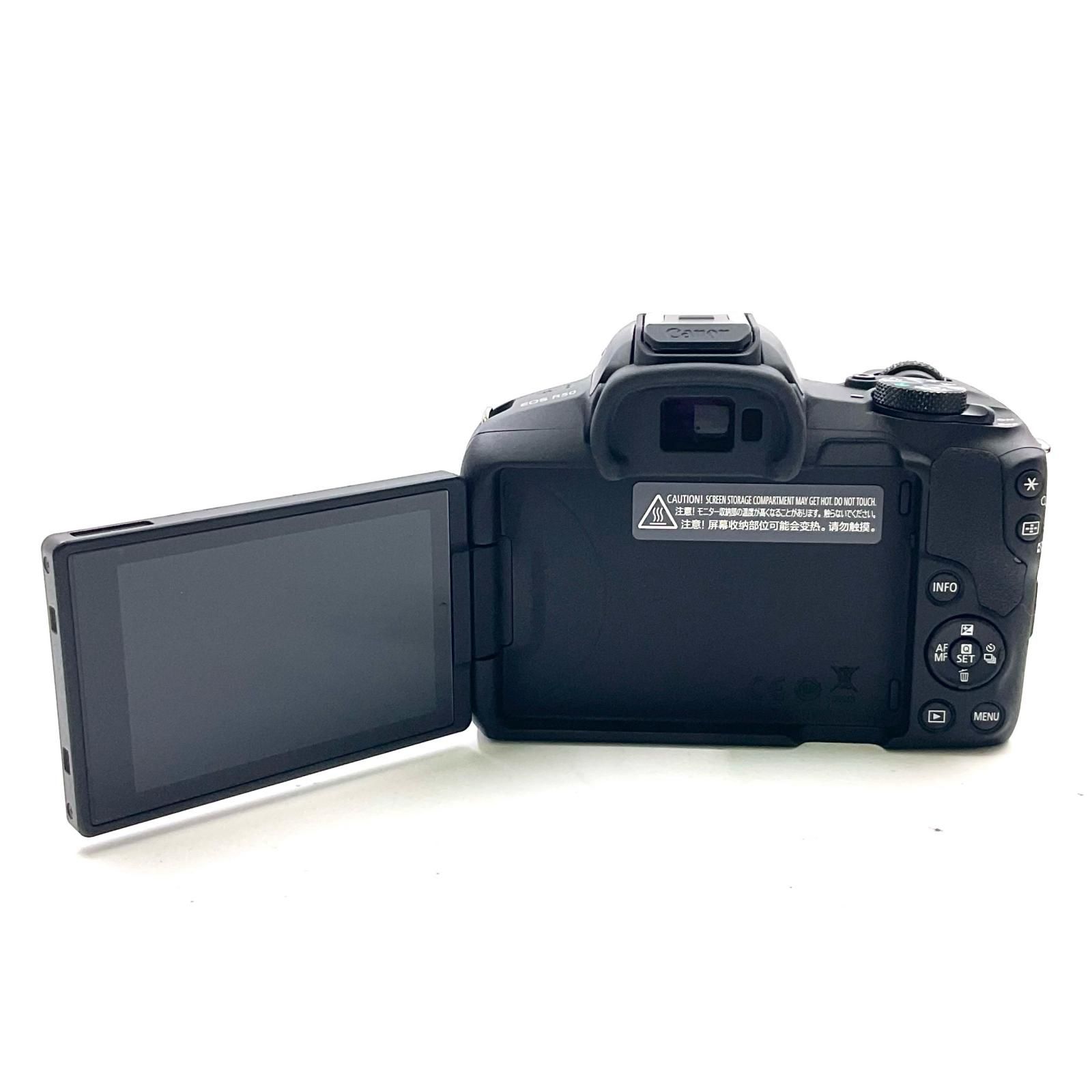 全額返金保証】【最速発送】Canon デジタル一眼 EOS R50 ダブルズーム