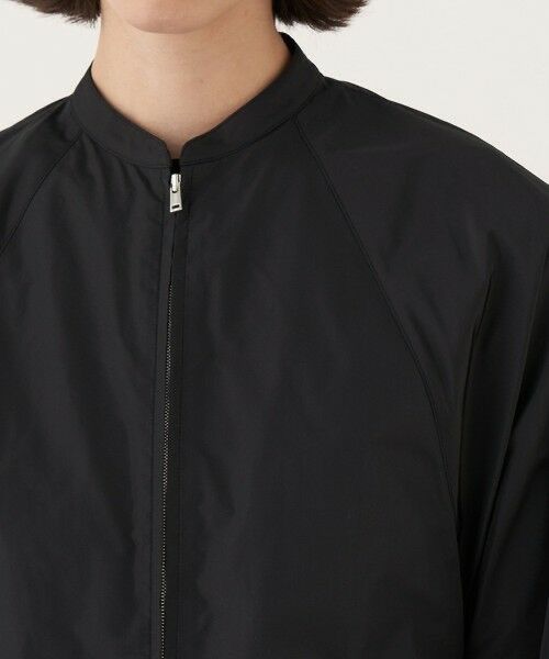 ジップアップブラウス