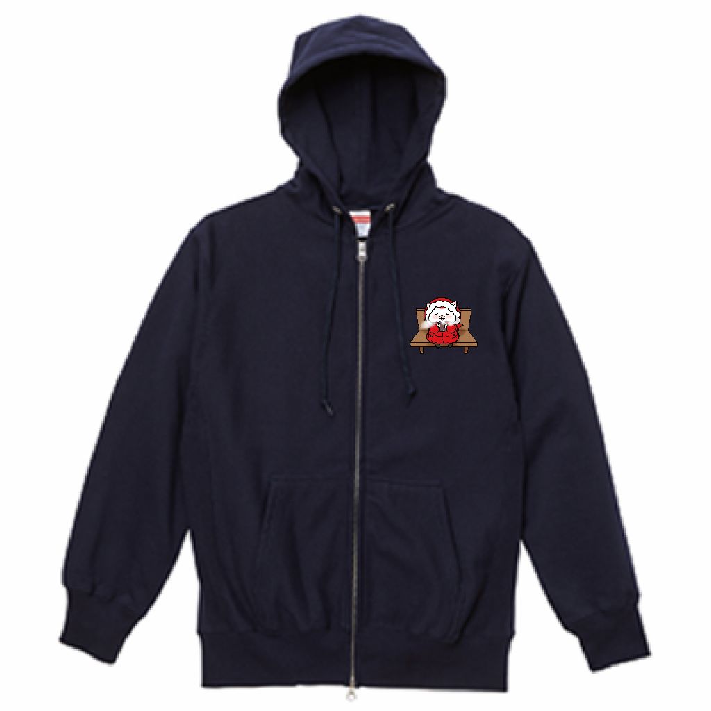 ジップパーカー12 oz ホッ 男女兼用XXL