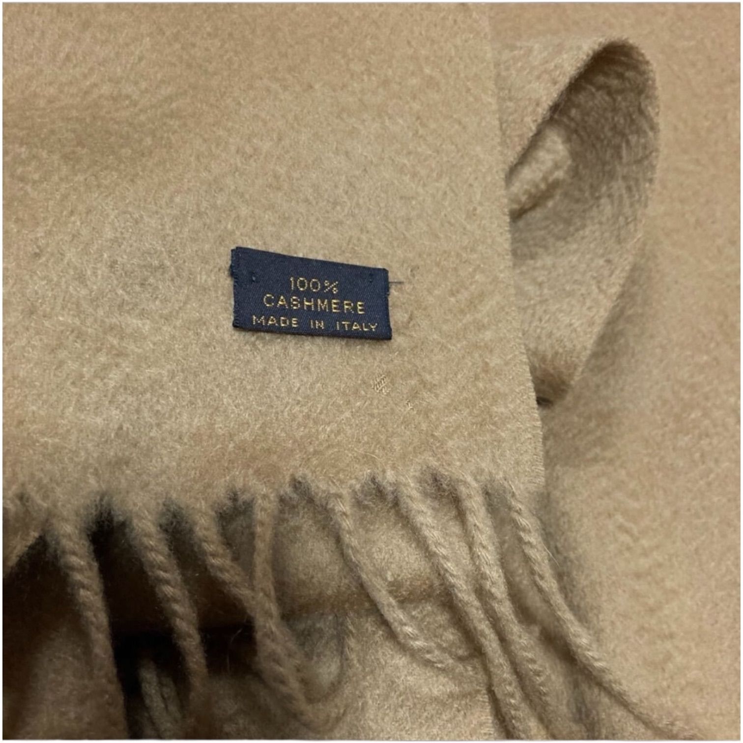 Loro Piana ロロピアーナ カシミヤ100％ マフラー イタリア製 ベージュ