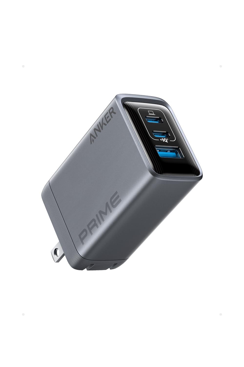 Anker Prime Charger 100 W 3 Ports GaN PSE技術基準適合 折りたたみ式プラグ MacBook PD対応Windows PC iPad iPhone Galaxy Android スマートフォン ノートPC 各