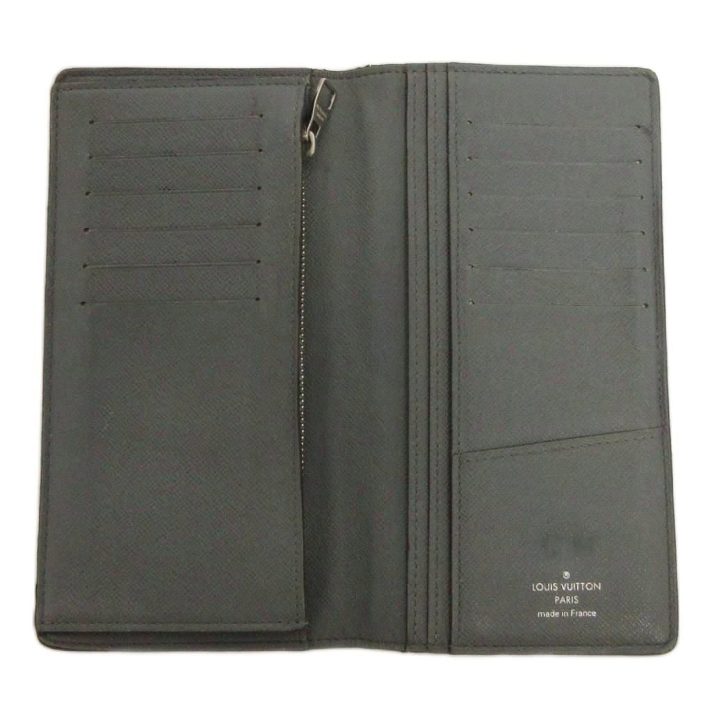 ルイヴィトン LOUIS VUITTON タイガ ポルトフォイユ ブラザ 二つ折り長