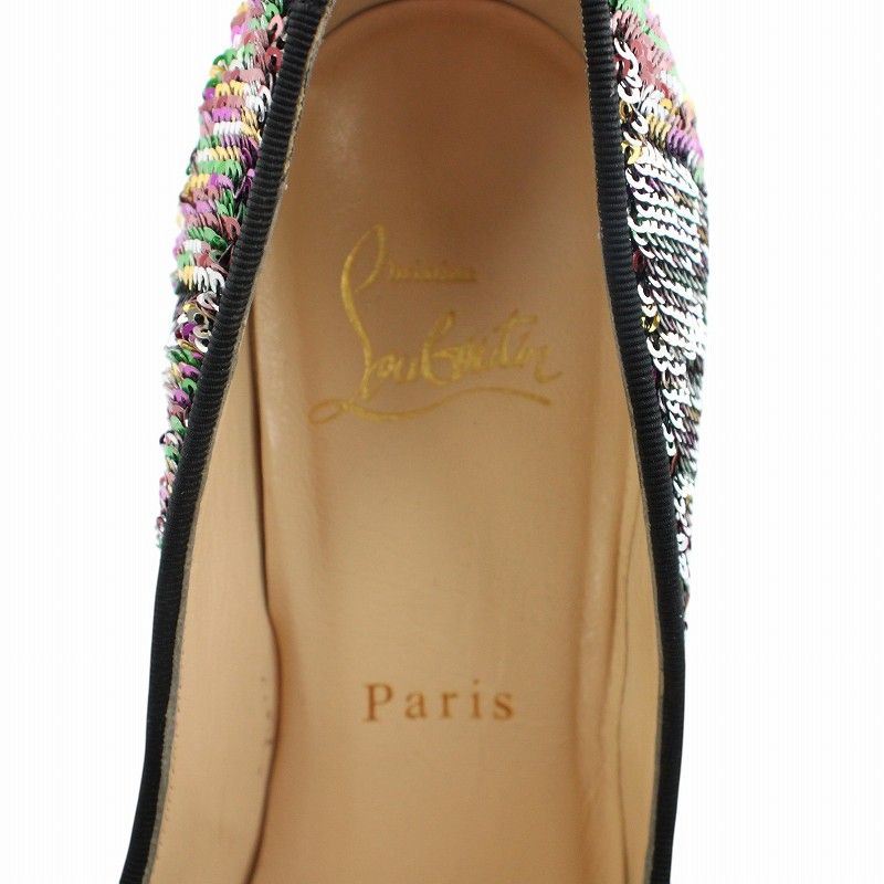 クリスチャンルブタン Christian louboutin パンプス スパンコール